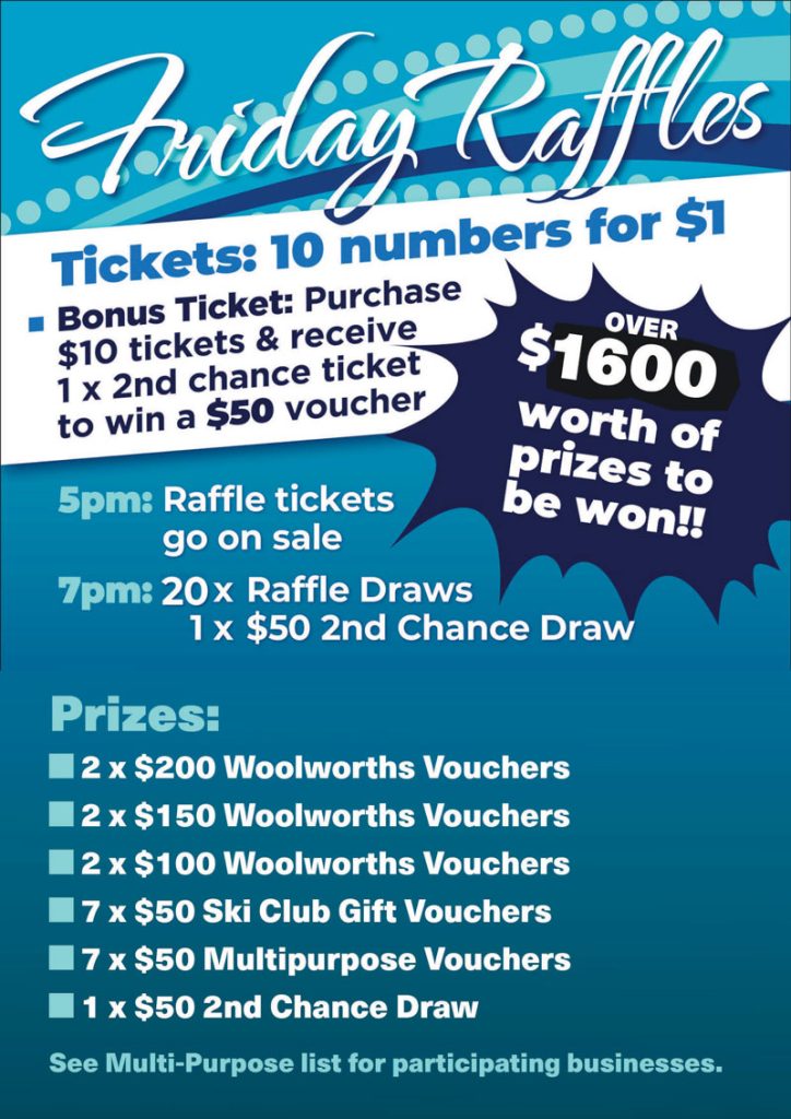 Raffles | Mulwala Water Ski Club
